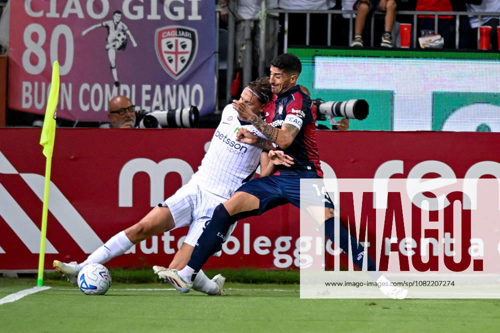Cagliari s Alessandro Deiola in action during the Serie A soccer match between Cagliari Calcio and F.C. Internazionale at the Unipol Domus in Cagliari, Sardinia - Sunday 30th august 2026. - Soccer