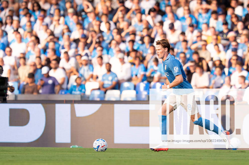 Scott McTominay of SSC Napoli in action during the Serie A match between SSC Napoli and Como Calcio 1907 at Stadio Diego Armando Maradona Naples Italy on 30 August 2026. Naples Stadio Diego Armando Maradona Naples Italy