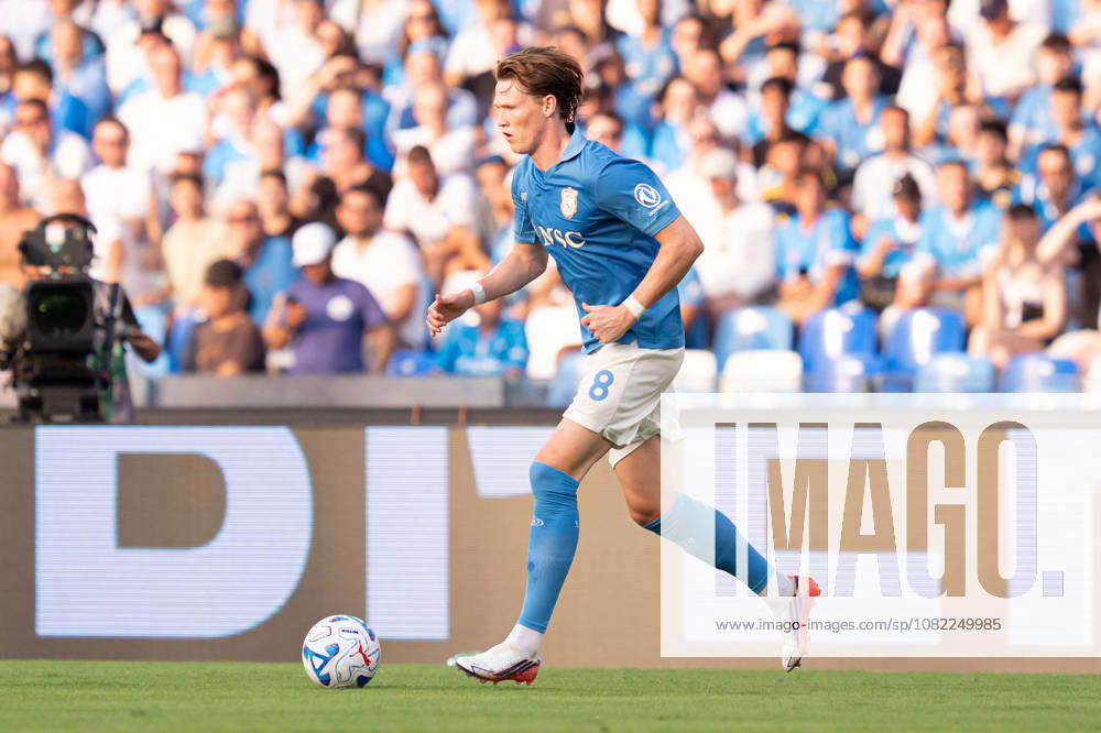 Scott McTominay of SSC Napoli in action during the Serie A match between SSC Napoli and Como Calcio 1907 at Stadio Diego Armando Maradona Naples Italy on 30 August 2026. Naples Stadio Diego Armando Maradona Naples Italy