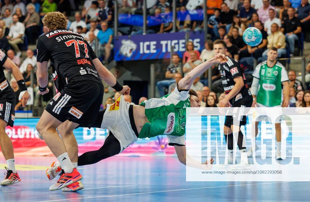 Handball - 1. Bundesliga OPEL HBL - Saison 2026 2027 - 02. Spieltag: HC Erlangen Metropolregion Nürnberg HCE - TSV Hannover-Burgdorf ( Die Recken ) - DaMa - - Leif Tissier (7, TSV Hannover-Burgdorf )