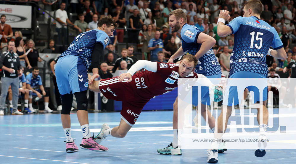 2026.09.06, Deutschland, Stuttgart, Handball TVB Stuttgart vs. Füchse Berlin, vorn Mathias Gidsel (Berlin)