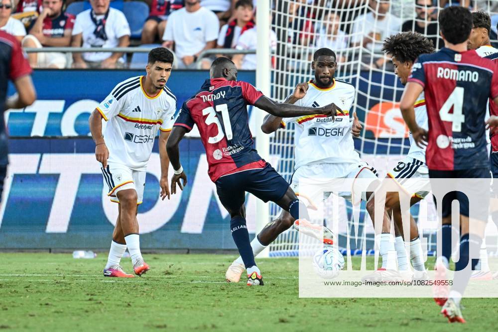 IPA88246607 - Paul Mendy of Cagliari Calcio during the Cagliari Calcio vs. US Lecce match in the Italian Serie A soccer league in Cagliari, Italy, on September 7, 2026