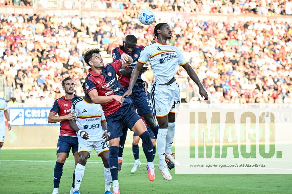 IPA88246635 - Paul Mendy of Cagliari Calcio during the Cagliari Calcio vs. US Lecce Italian Serie A soccer match in Cagliari, Italy, on September 7, 2026