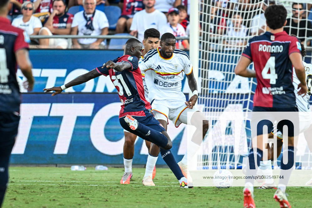 IPA88246646 - Paul Mendy of Cagliari Calcio during the Cagliari Calcio vs. US Lecce Italian Serie A soccer match in Cagliari, Italy, on September 7, 2026