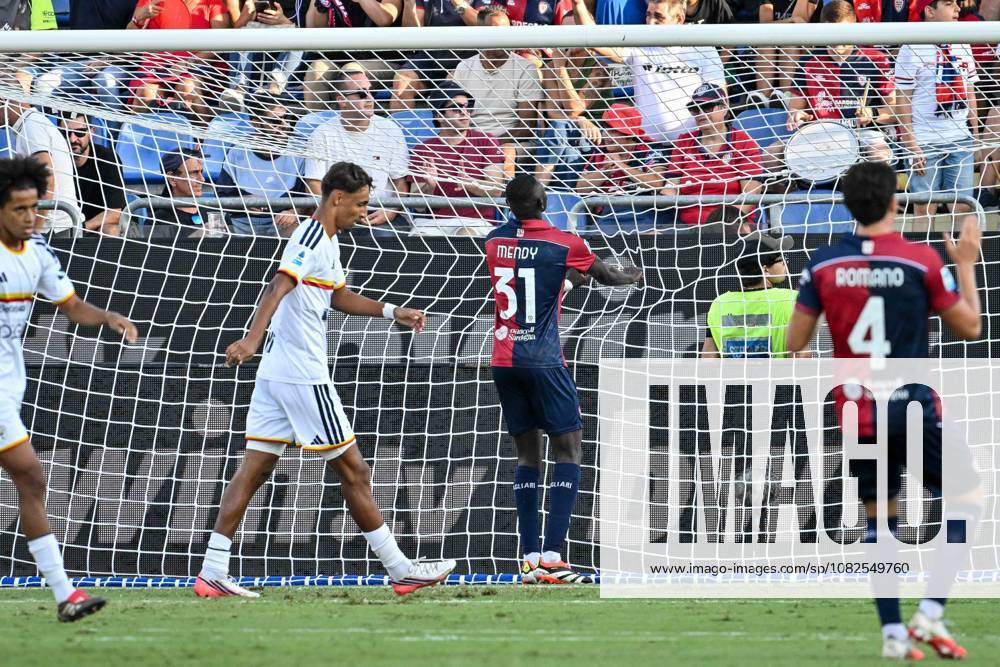 IPA88246653 - Paul Mendy of Cagliari Calcio during the Cagliari Calcio vs. US Lecce Italian Serie A soccer match in Cagliari, Italy, on September 7, 2026