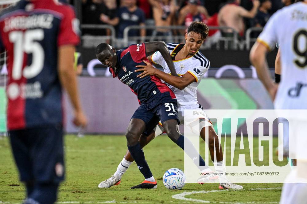 IPA88247854 - Paul Mendy of Cagliari Calcio during the Cagliari Calcio vs. US Lecce Italian Serie A soccer match in Cagliari, Italy, on September 7, 2026