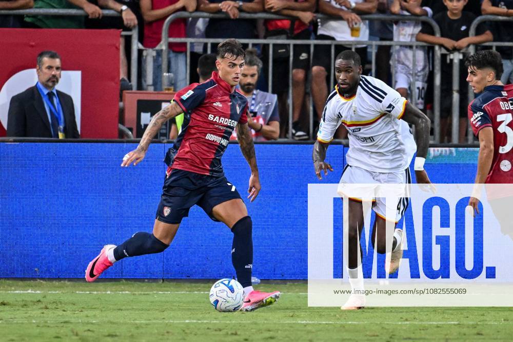 IPA88249570 - Daniel Maldini of Cagliari Calcio during the Cagliari Calcio vs. US Lecce Italian Serie A soccer match in Cagliari, Italy, on September 7, 2026