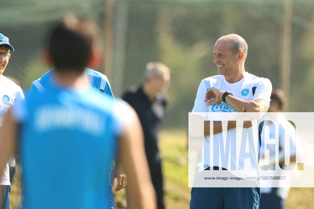 SSC Napoli Training Session Massimiliano Allegri, coach of Napoli, during a training session ahead of the UEFA Champions League 2026 27 at the Napoli training center in Castel Volturno, Italy, on September 8, 2026. Castel Volturno Napoli Italy