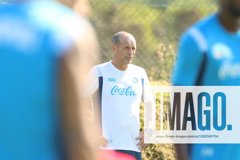 SSC Napoli Training Session Massimiliano Allegri, coach of Napoli, during a training session ahead of the UEFA Champions League 2026 27 at the Napoli training center in Castel Volturno, Italy, on September 8, 2026. Castel Volturno Napoli Italy