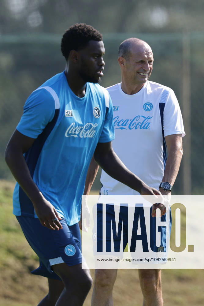 Napolis head coach Massimiliano Allegri During training at the SSC Napoli sports center, Champions League Napoli - Arsenal Castel Volturno (CE) on September 08 , 2026