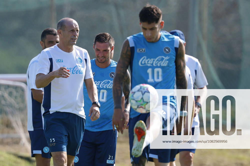 Napolis head coach Massimiliano Allegri During training at the SSC Napoli sports center, Champions League Napoli - Arsenal Castel Volturno (CE) on September 08 , 2026