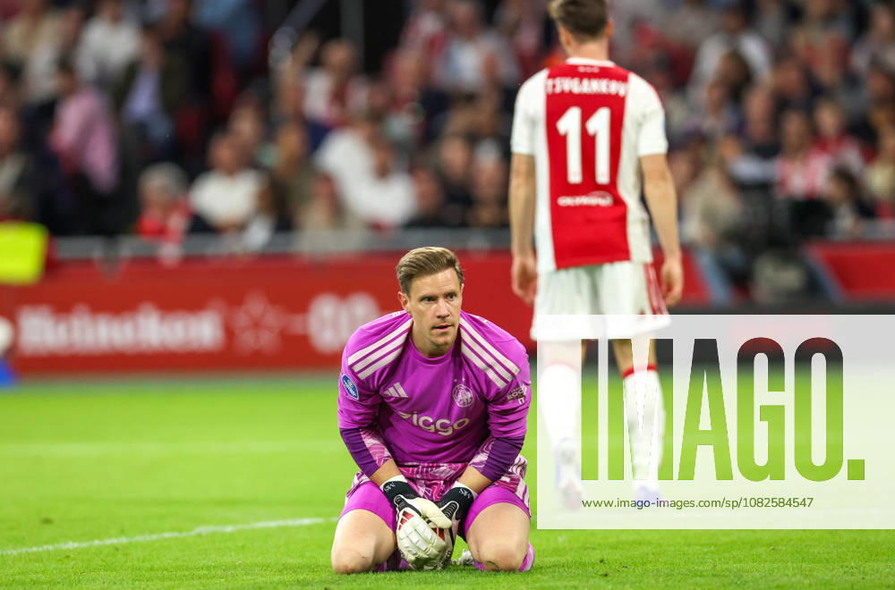 AMSTERDAM - AFC Ajax Amsterdam goalkeeper Marc Ter Stegen during the Vriendenloterij Eredivisie match between Ajax and PSV at Johan Cruijff ArenA on 5 September 2026 in Amsterdam, Nederland. PETER LOUS EYE4IMAGES DeFodi Images -
