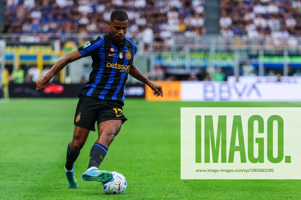 Andy Diouf of FC Internazionale seen in action during Serie A Enilive 2026 27 football match between FC Internazionale and SSC Napoli. Italy