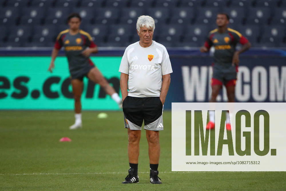 SOCCER - UEFA Champions League - AS Roma - press conference, PK, Pressekonferenz Photo by IPA ABACAPRESS.COM88325036 - September 9, 2026 Champions League: Press Conference and Roma Training Sessions in Istanbul. Pictured: Gasperini (Photo by Gino Mancini) Istanbul Turkey
