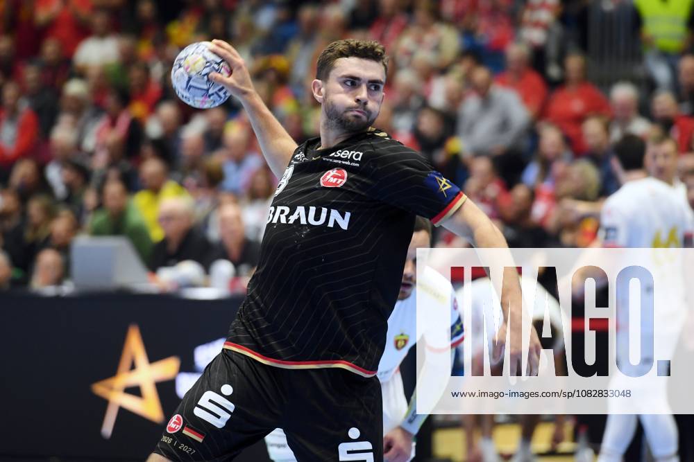 Florian Drosten (MT Melsungen 18) beim Wurf , GER, MT Melsungen - HC Vardar Skopje 1961 (MKD), Handball, Champions League Maenner, Group Matchesl, Saison 2026 2027, 10.09.2026, GER, MT Melsungen - HC Vardar Skopje, Handball, CL Maenner, Group Match, Saison 2026 2027, 10.09.2026 Kassel
