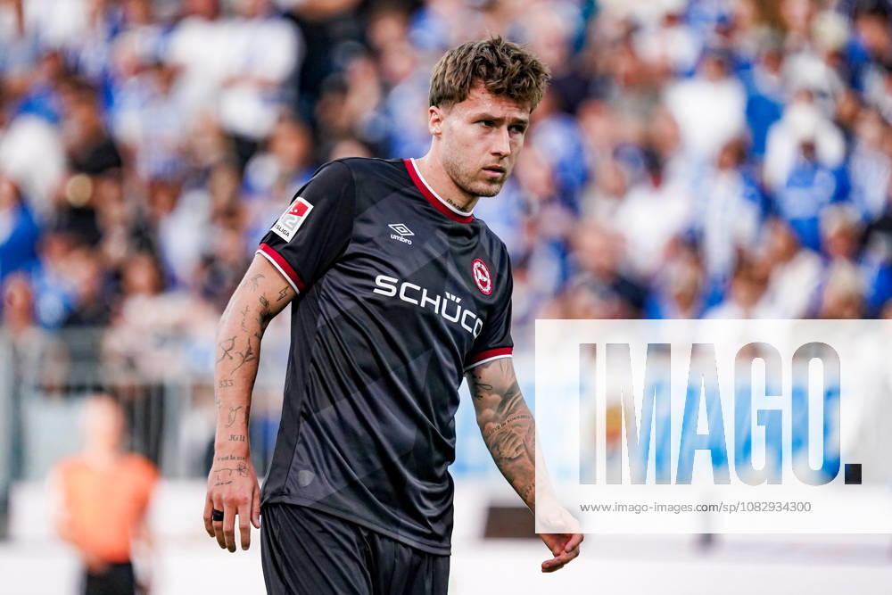 Deutschland: Fussball Saison 2026 2027 , 2. Bundesliga , 5. Spieltag , SV Darmstadt 98 vs. Arminia Bielefeld - Merck-Stadion am Böllenfalltor (Darmstadt) : Joel Grodowski (Arminia Bielefeld, 11) Mimik, Gesichtsausdruck, Emotion Darmstadt Merck-Stadion am Böllenfalltor Deutschland Germany