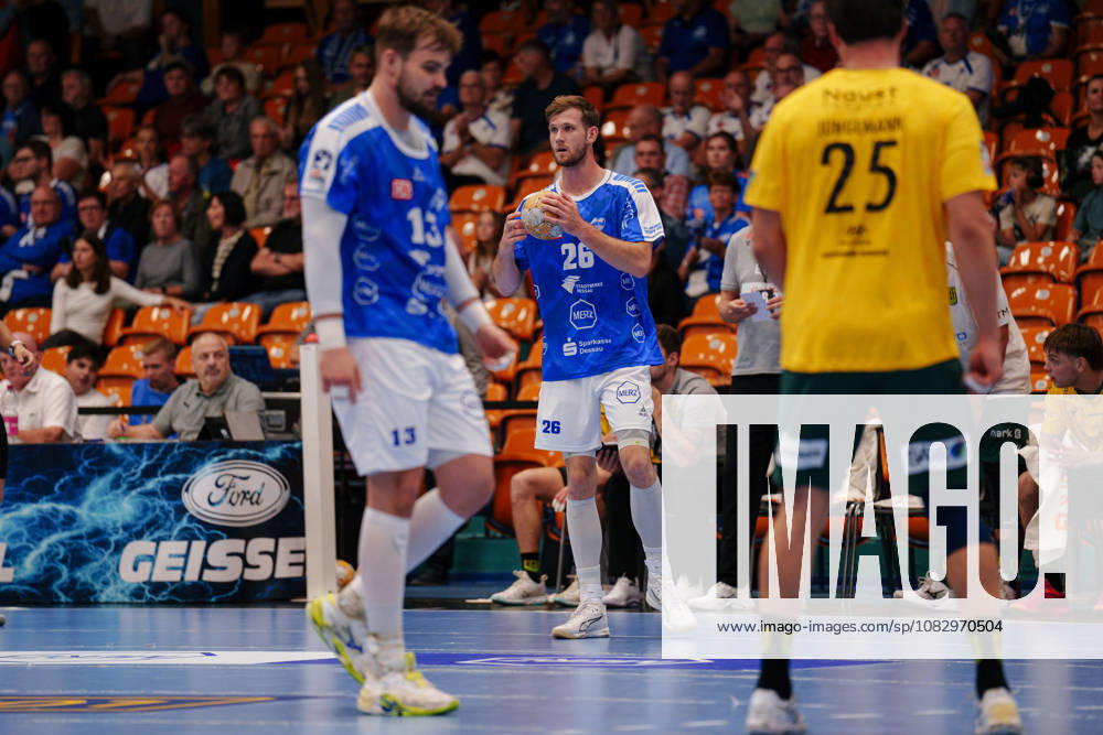 2. Handball-Bundesliga - 3. Spieltag: Dessau-Roßlauer HV 06 - VfL Eintracht Hagen Yannick Danneberg (Dessau-Roßlauer HV 06, 26) am 11.09.2026 in der Anhalt-Arena, Dessau-Roßlau (Sachsen-Anhalt) Dessau-Roßlau Anhalt-Arena Sachsen-Anhalt Deutschland