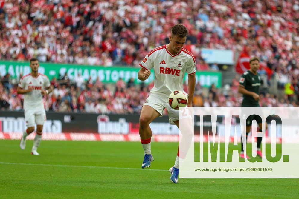 GER, Fussball, Herren, Bundesliga , 1. Bundesliga, Saison 2026 2027, 1. FC Köln - SV Werder Bremen Thijs Dallinga (KOE) in Aktion am Ball, Einzelaktion