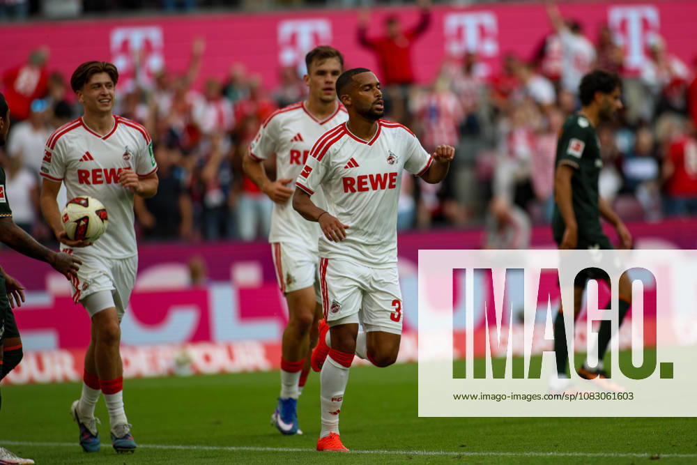 GER, Fussball, Herren, Bundesliga , 1. Bundesliga, Saison 2026 2027, 1. FC Köln - SV Werder Bremen Linton Maina (1. FC Köln) Torjubel, jubelt nach seinem Treffer zum 1:0