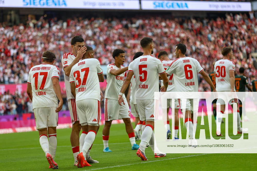 GER, Fussball, Herren, Bundesliga , 1. Bundesliga, Saison 2026 2027, 1. FC Köln - SV Werder Bremen Linton Maina (1. FC Köln)Torjubel, jubelt mit seiner Mannschaft nach dem Treffer zum 1:0
