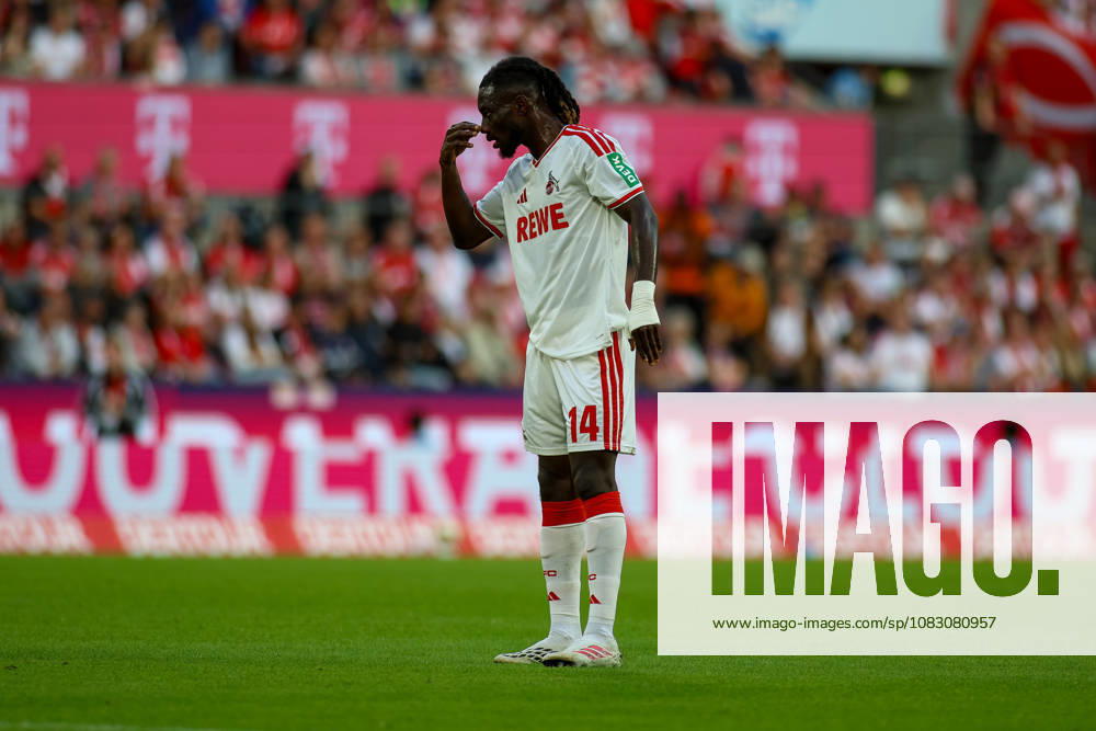 GER, Fussball, Herren, Bundesliga , 1. Bundesliga, Saison 2026 2027, 1. FC Köln - SV Werder Bremen Gideon Mensah (KOE) gestikuliert, Gestik
