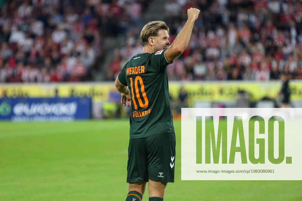 GER, Fussball, Herren, Bundesliga , 1. Bundesliga, Saison 2026 2027, 1. FC Köln - SV Werder Bremen Niclas Füllkrug (SVW) Torjubel, jubelt nach seinem Treffer zum 1:1