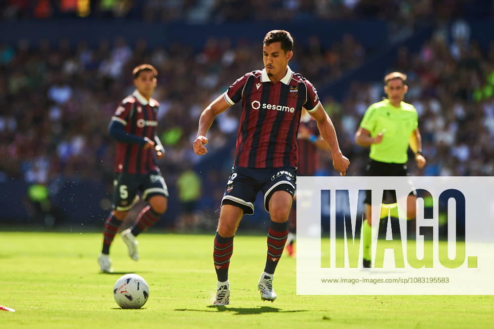 Aissa Mandi (Levante UD) during the LaLiga EA Sports match between Levante UD and FC Barcelona, Barca at Estadi Ciutat de Valencia on September 13, 2026 in Valencia, Spain. -