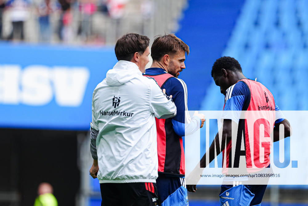 Merlin Polzin (Hamburger SV, Trainer), Mario Vuskovic (Hamburger SV, 44) GER, Training Hamburger SV, Fussball, 1. Bundesliga, Saison 2026 2027, 15.09.2026 GER, Training Hamburger SV, Fussball, 1. Bundesliga, Saison 2026 2027, 15.09.2026 Hamburg