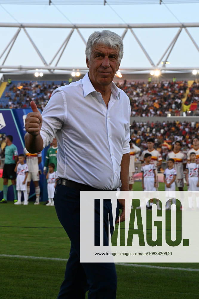 IPA88631761 - Gian Piero Gasperini (Head Coach of AS Roma) during the US Lecce vs. AS Roma Serie A soccer match in Lecce, Italy, on August 31, 2026