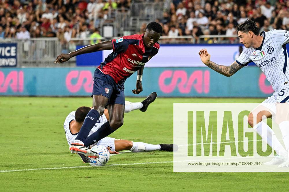 IPA88632388 - Paul Mendy of Cagliari Calcio during the Cagliari Calcio vs. Inter - FC Internazionale Italian Serie A soccer match in Cagliari, Italy, on August 30, 2026