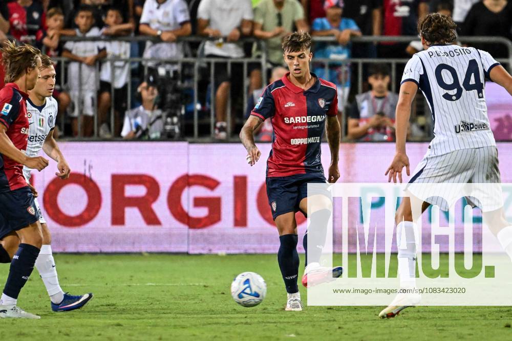 IPA88632732 - Daniel Maldini of Cagliari Calcio during the Cagliari Calcio vs. Inter - FC Internazionale Italian Serie A soccer match in Cagliari, Italy, on August 30, 2026