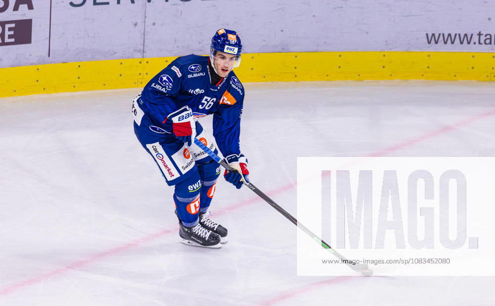 Ice hockey, Eishockey National League Regular Season - ZSC Lions vs. SC Ber Zurich, Switzerland, 15th Sep 2026: 56 Tim Berni, defender ZSC Lions with the puck.