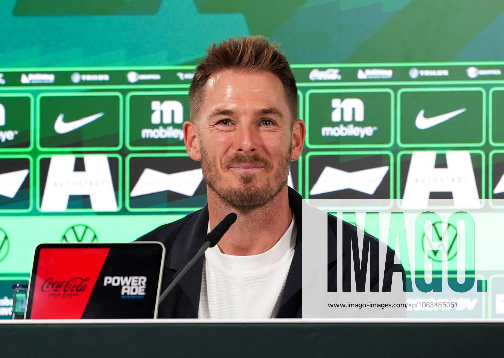 Tobias Strobl (VfL Wolfsburg, Cheftrainer) participates in a post-match press conference, PK, Pressekonferenz GER, VfL Wolfsburg vs SV Darmstadt 98, 2. Bundesliga, 6. Spieltag, Saison 2026-27, Volkswagen Arena, Wolfsburg, 18.09.2026 DFL REGULATIONS PROHIBIT ANY USE OF PHOTOGRAPHS AS IMAGE SEQUENCES AND OR QUASI-VIDEO VfL Wolfsburg vs SV Darmstadt 98, 2. Bundesliga, 6. Spieltag, Saison 2026-27, 18.09.2026 Wolfsburg