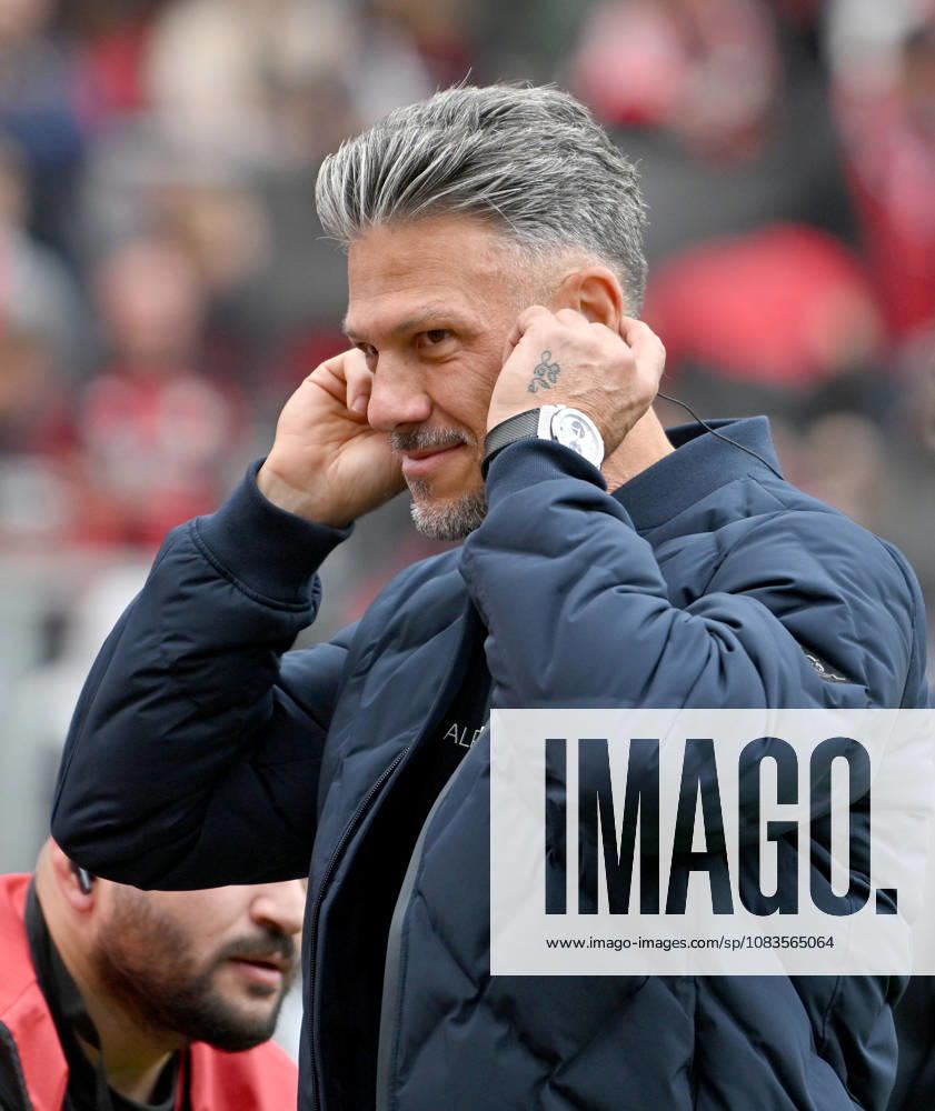 Trainer Martin Demichelis (RB Leipzig). Fussball 1. Bundesliga, 4.Spieltag, Bayer 04 Leverkusen - RB Leipzig, am 20.09.2026 in Leverkusen Deutschland. DFL regulations prohibit any use of photographs as image sequences and or quasi-video ÂÂ