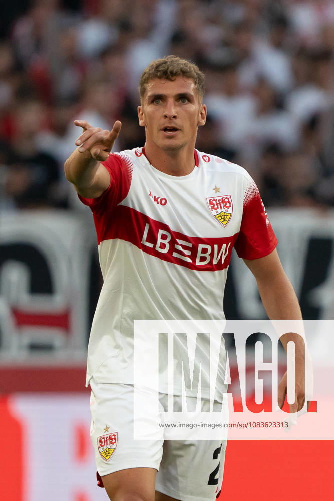 Grischa Prömel (VfB Stuttgart, 21), Geste, Mimik, GER, VfB Stuttgart vs. Borussia Dortmund, Fussball, 1. Bundesliga, 4. Spieltag, Spielzeit 2026 2027, 19.09.2026, DFL REGULATIONS PROHIBIT ANY USE OF PHOTOGRAPHS AS IMAGE SEQUENCES AND OR QUASI-VIDEO, GER, VfB Stuttgart vs. Borussia Dortmund, Fussball, 1. Bundesliga, 4. Spieltag, Spielzeit 2026 2027, 19.09.2026, Stuttgart