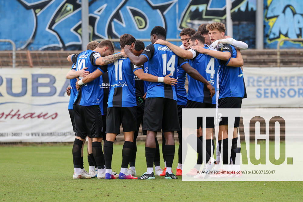 Team SV Waldhof Mannheim Motivation vor dem Spiel Fussball: Testspiel, SV Waldhof Mannheim vs. SV 07 Elversberg am 24.09.2026 in Mannheim (Seppl-Herberger-Stadion), Deutschland Mannheim Seppl-Herberger-Stadion Deutschland