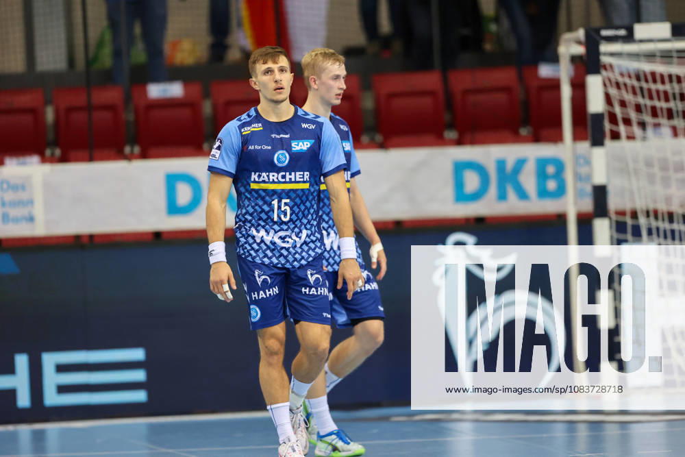 Simone Mengon (TVB Stuttgart, 15) GER, TVB Stuttgart vs. HC Erlangen, Handball, DHB-Pokal, 2. Spieltag, Spielzeit 2026 2027, 24.09.2026 GER, TVB Stuttgart vs. HC Erlangen, Handball, DHB-Pokal, 2. Spieltag, Spielzeit 2026 2027, 24.09.2026 Stuttgart