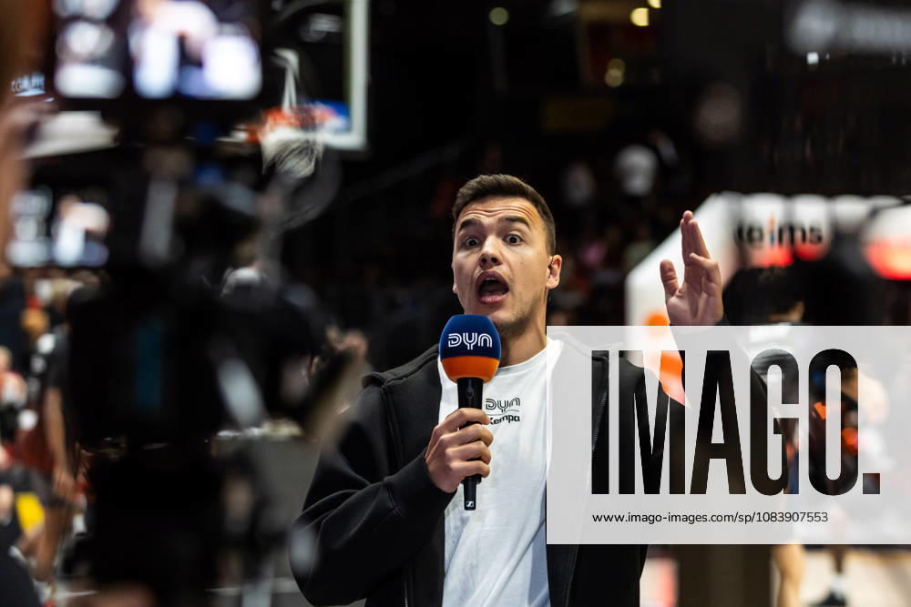 GER, BBL, easyCredit Basketball Bundesliga, Chemnitz, Niners Chemnitz - Phoenix Hagen Patrick Fritzsche, DYN Kommentator Chemnitz Messe Chemnitz Sachsen Deutschland