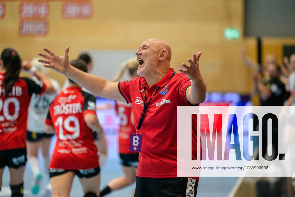 Herbert Mueller (Thueringer HC, Trainer) GER, Thueringer HC gegen HSG Blomberg-Lippe, Handball, DHB-Pokal, Saison 2026 2027, 2. Runde, Mittwoch, 19.00 Uhr, 30.09.2026 GER, Thueringer HC gegen HSG Blomberg-Lippe, Handball, DHB-Pokal, Saison 2026 2027, 2. Runde, Mittwoch, 19.00 Uhr, 30.09.2026 Bad Langensalza