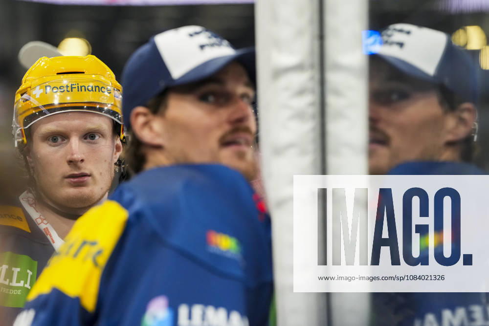 Quinto, Gottardo Arena, NL: HC Ambrì-Piotta v SCL Tigers: Topscorer Roby Jarventie (Ambri) and 90 goalkeeper Gilles Senn (Ambri) Quinto Gottardo Arena Ticino Switzerland