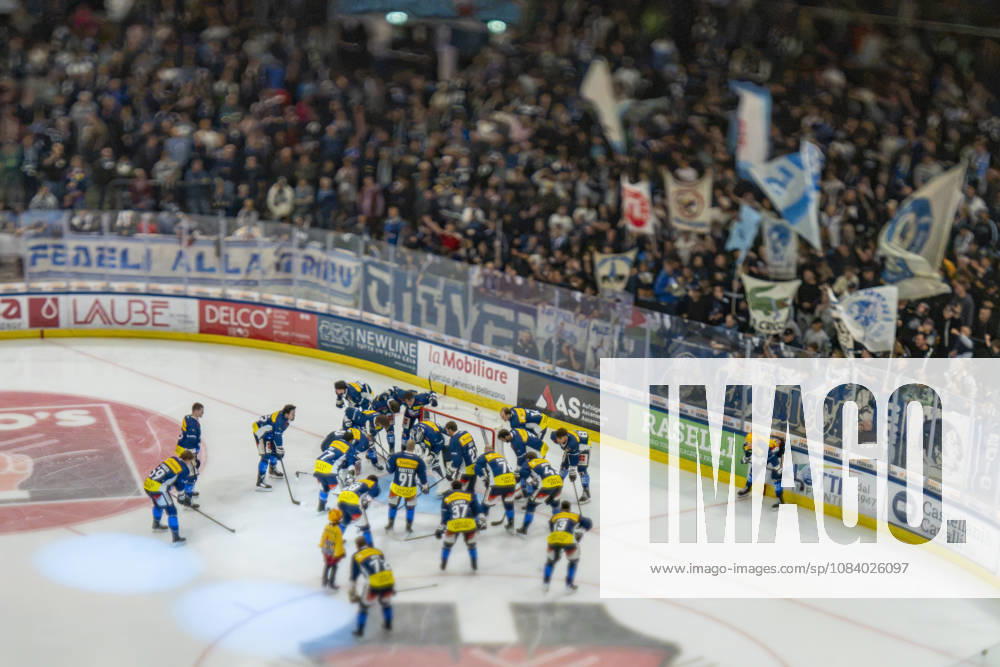 Quinto, Gottardo Arena, NL: HC AmbrÃ¬-Piotta v SCL Tigers: HCAP before the game Quinto Gottardo Arena Ticino Switzerland