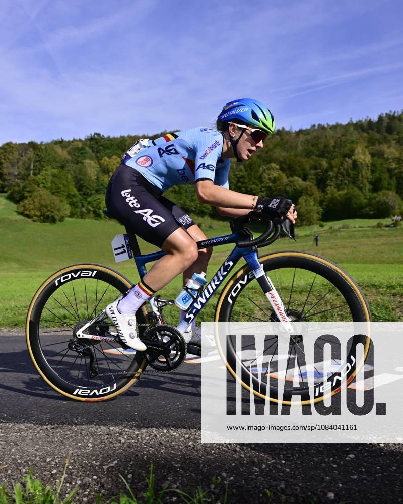 UEC 2026 Road European Championships Ljubljana 02 10 2026 SENCUR, SLOVENIA - OCTOBER 02 : Siegers Emma (BEL) during the Women U23 cycling road race at the 2026 UEC Road European Championships. An UCI Continental Championships cycling race of 88,4 km with start and finsih in Sencur on October 2, 2026 in Sencur, Slovenia, 02 10 2026 Sencur Slovenia