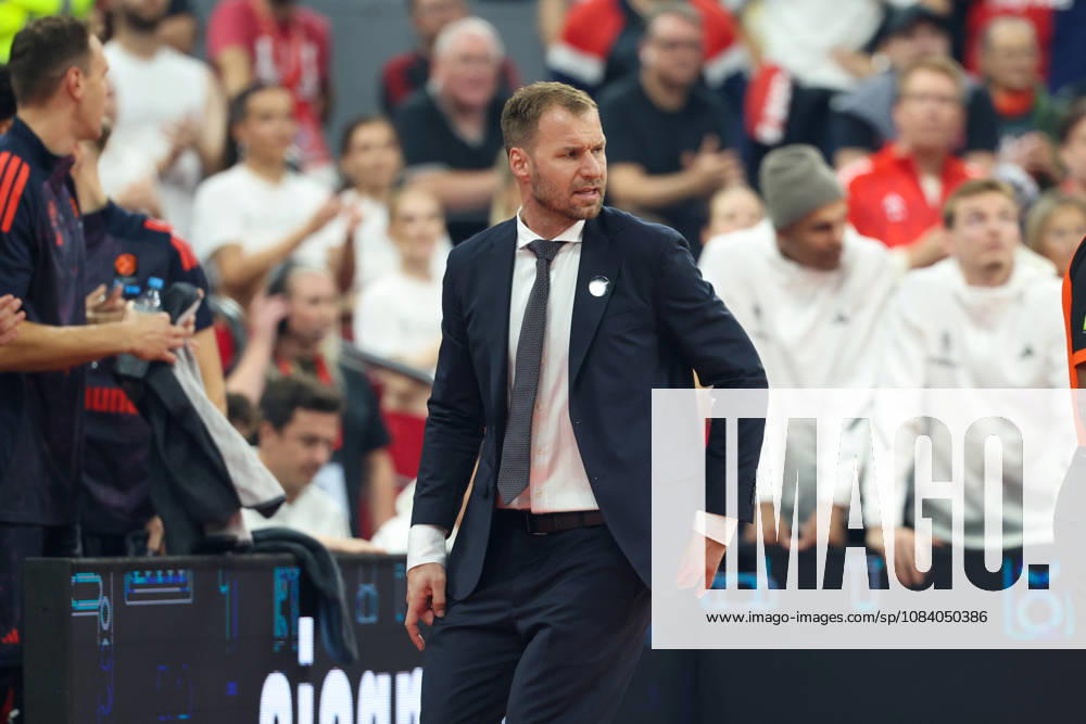 Anton Gavel (FC Bayern Basketball, Chef-Trainer), GER, FC Bayern Basketball vs. Partizan Mozzart Bet Belgrad, Basketball, Euroleague, 3. Spieltag, Saison 2026 2027, 02.10.2026, GER, FC Bayern Basketball vs. Partizan Mozzart Bet Belgrad, Basketball, Euroleague, 3. Spieltag, Saison 2026 2027, 02.10.2026 Muenchen