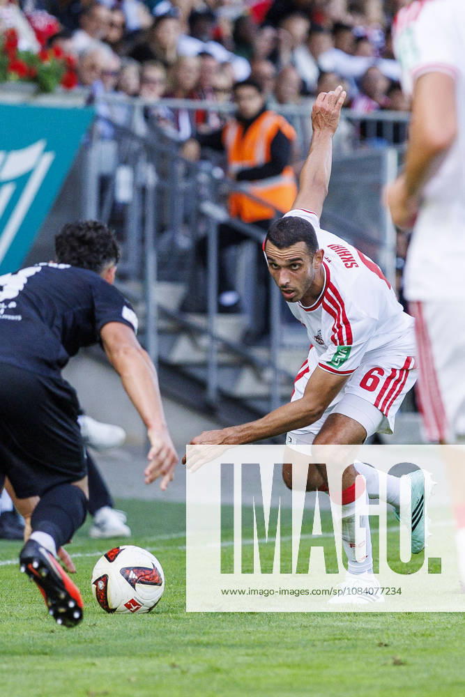 Ellyes Skhiri (1. FC Köln, 6) during the friendly match between FC Viktoria Köln vs. 1. FC Köln at the Sportpark Hoehenberg on October 3, 2026 in Koeln, Germany. DFL REGULATIONS PROHIBIT ANY USE OF PHOTOGRAPHS AS IMAGE SEQUENCES AND OR QUASI-VIDEO. Nordrhein-Westfalen Germany