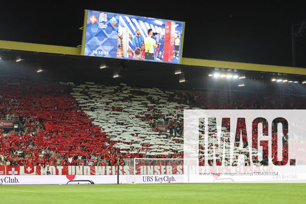 Fans Schweiz , Schweiz, UEFA , Nations League, Matchday 3, Schweiz vs. Slowenien, 03.10.2026, Luzern Swissporarena Schweiz