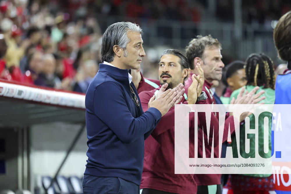 Murat Yakin (Schweiz, Trainer) vor Spielbeginn , Schweiz, UEFA , Nations League, Matchday 3, Schweiz vs. Slowenien, 03.10.2026, Luzern Swissporarena Schweiz