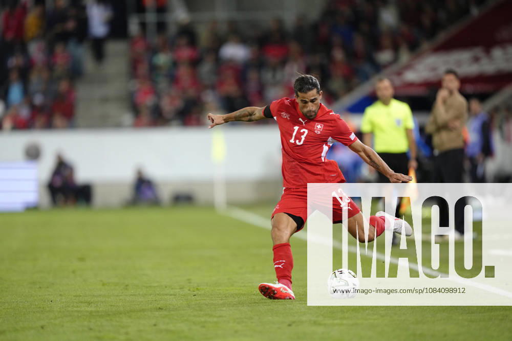 Ricardo Rodriguez Araya (13 SUI) during the UEFA Nations League match between Switzerland and Slovenia at thermoplan arena on October 03, 2026 in Luzern, Switzerland.