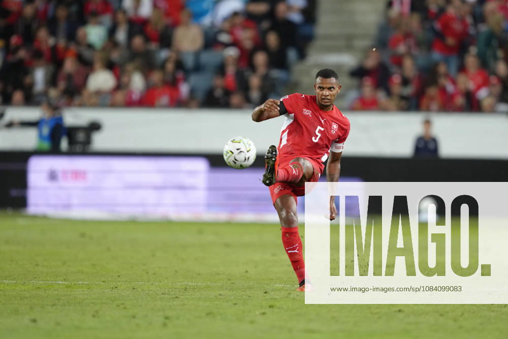 Manuel Akanji (5 SUI) during the UEFA Nations League match between Switzerland and Slovenia at thermoplan arena on October 03, 2026 in Luzern, Switzerland.