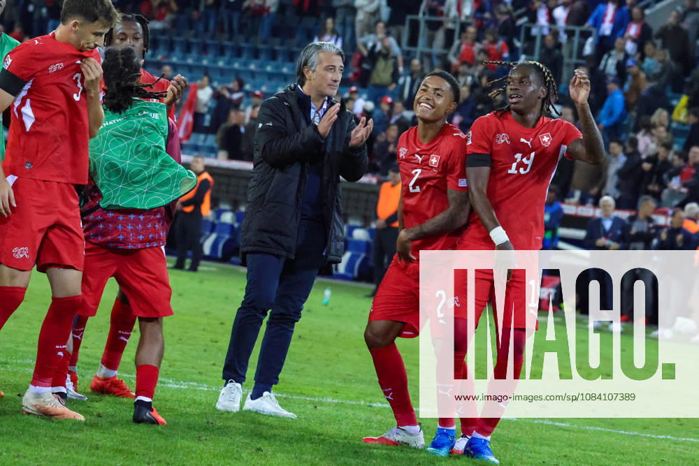 Murat Yakin (Head Coach Switzerland) after the UEFA Nations League match between Switzerland and Slovenia at thermoplan arena on October 3, 2026 in Lucerne, Switzerland.