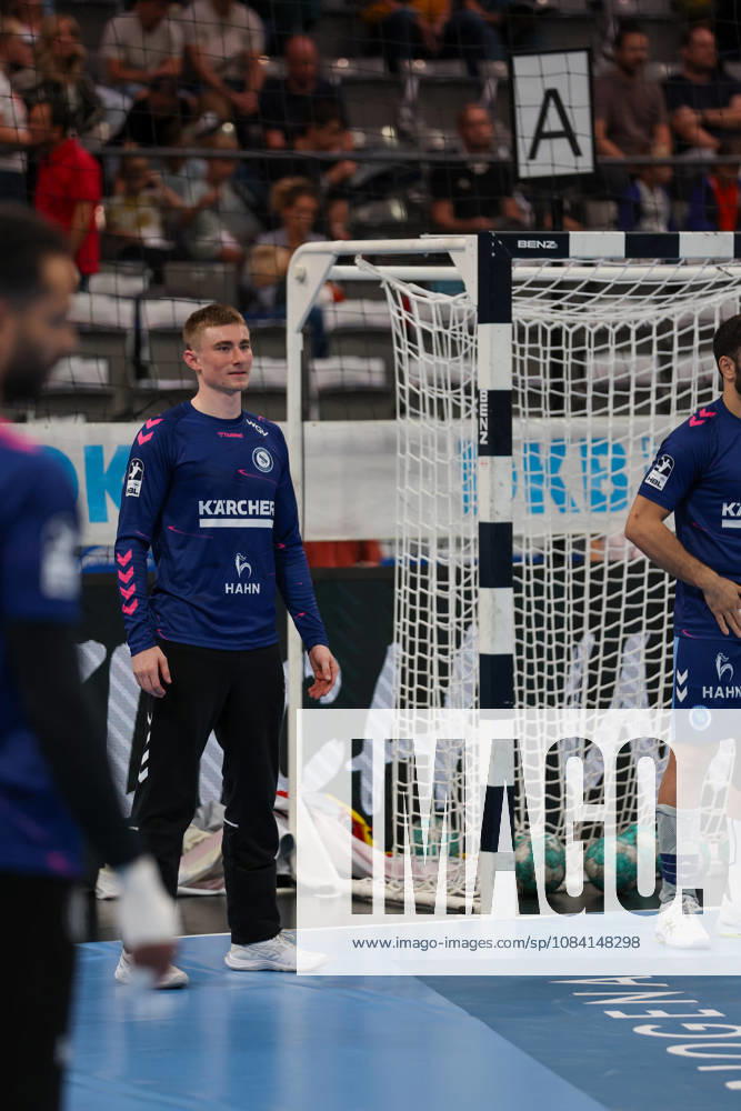 Jakob Nigg (TVB Stuttgart, 57) GER, TVB Stuttgart vs. TBV Lemgo Lippe, Handball, Opel Handball-Bundesliga, 6. Spieltag, Spielzeit 2026 2027, 04.10.2026 GER, TVB Stuttgart vs. TBV Lemgo Lippe, Handball, Opel Handball-Bundesliga, 6. Spieltag, Spielzeit 2026 2027, 04.10.2026 Stuttgart
